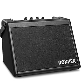 Amazon.co.jp: Donner アンプ 電子ドラム キーボード用 20W 外部